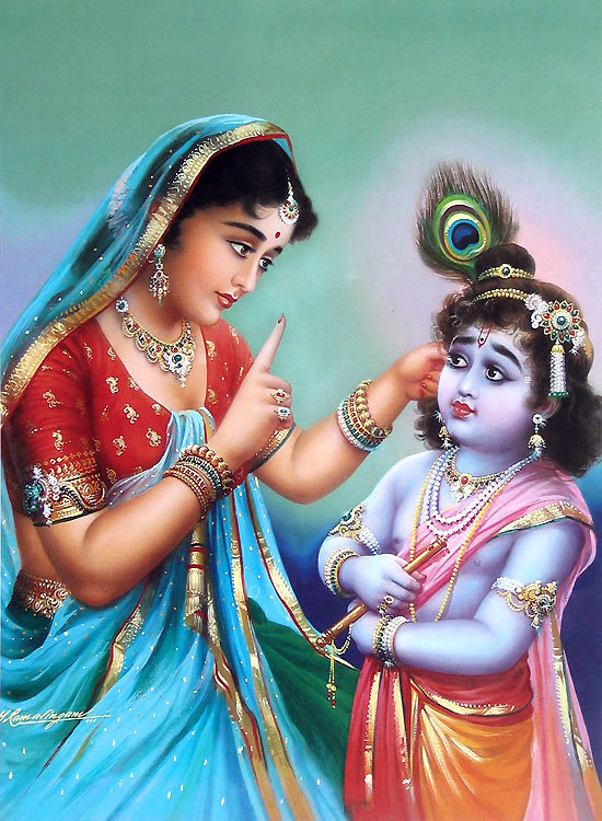 Yashoda-scolding-krishna-QE64 l.jpg